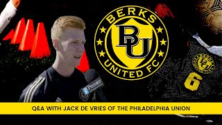 ZOOM discussion with Jack de Vries of the Philadelphia Union