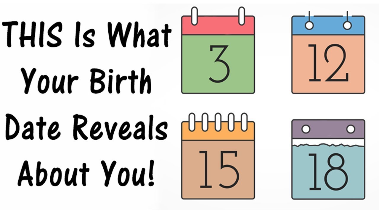 THIS Is What Your Birth Date Reveals About You! - PART 1 - YouTube