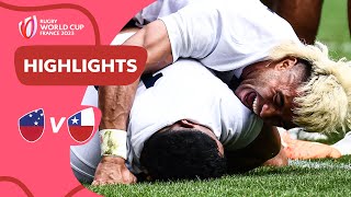 Manu Samoa cut loose | Samoa v Chile | Rugby World Cup 2023 Highlights