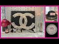 DIY DOLLAR TREE CHANEL LIGHTED WALL DECOR/SCONCE | GLAM DOLLAR TREE DIY | CHANEL DUPE | FASHION DUPE