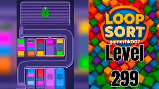 Loop Sort Level 299 hard level Walkthrough Solution