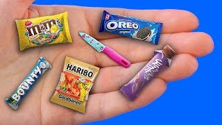 DIY Miniature Real Food Hacks and Crafts / Miniature Candy Ideas