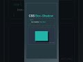 CSS box-shadow Property #box-shadow Property  #frontend