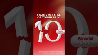 Panadol Extra fights 10 types of tough pain 15s (9:16)