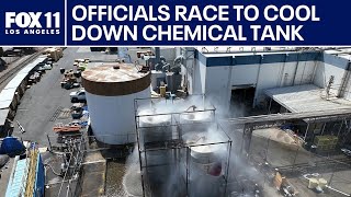 LIVE: Tank leaking toxic chemicals in OC will spill or explode, officials say