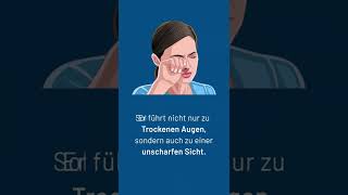 Unscharf sehen? Das kann am mangelnden Tränenfilm liegen! #shorts #augen #sehen #Vismed #fyp