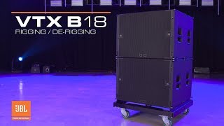 JBL VTX B18 Subwoofers Rigging & Derigging Tutorial