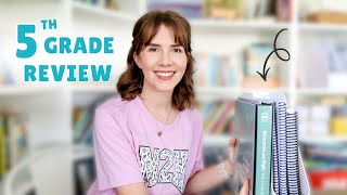 Our 5th Grade Homeschool Curriculum Review 2025 | What Worked and What Didn’t