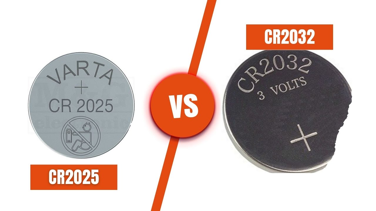 CR2025 Vs CR2032 Batteries: What Are The Differences? - YouTube