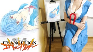 新世紀エヴァンゲリオン 綾波レイ 描いてみた  お絵描き メイキング　( Drawing Evangelion Rei Ayanami  )