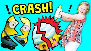 Assistant Surprise Piggy Bank Smash with Paw Patrol and Minion Toys