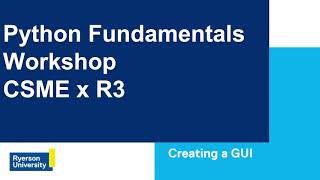 Python Lesson 9: Creating a GUI - Frames