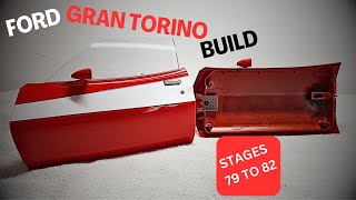 Hachette Starsky and Hutch Ford Gran Torino build, stages 78 to 82