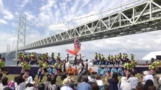 大阪市立大学チーム朱蘭（榮）  2017.9.3神戸よさこい 舞子公園会場