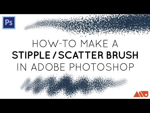 How-to Make a Stipple / Scatter Brush in Photoshop Tutorial How-to Make a Stipple / Scatter Brush in Photoshop Tutorial