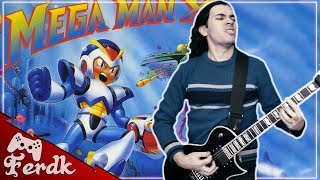 MEGA MAN X - "Sting Chameleons Stage Theme"【Metal Guitar Cover】 by Ferdk