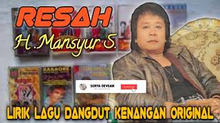 Download Lagu resah Mansyur... MP3 Gratis