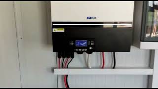 ISolar SMW 8KW install show by buyer