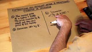 Determine an amount after a fractional increase or decrease.