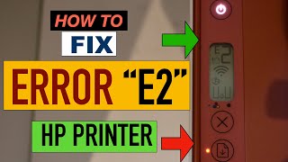 HP Printer Error E2