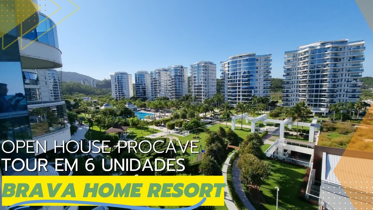 Brava Home Resort, Open House, Tour Em 6 Apartamentos Decorados - YouTube