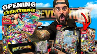 I Opened EVERY New Pokemon Mega Evolution Product... Pulled INSANE HIT!