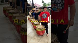 Kalo yang ini mana jagoan kalian? #RafflesiaPercussion #DholBengkulu #Shorts