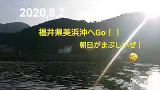 2020,8,2 福井県美浜町  水晶浜に  マ◯イをひっかけに行ってきた結果