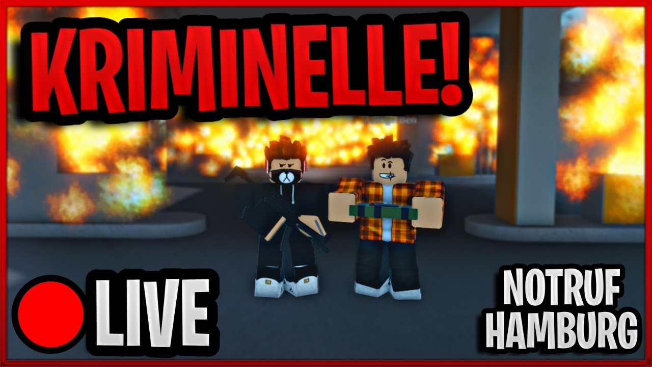 🔴 ROBLOX Notruf Hamburg Livestream Deutsch | Farmen Mit @LustigerBen ...