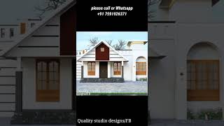 1300 sqft house design | 4  bedroom house | one floor design #shorts