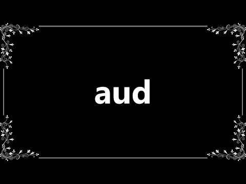What is the meaning of AUD?