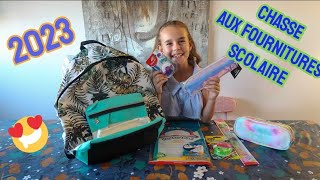 CHASSE AUX FOURNITURES SCOLAIRES OCEANE CM2