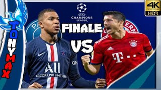 PARIS SG VS BAYERN MUNICH UEFA CHAMPIONS LEAGUE FINAL 2020 : Fifa 20 : Gameplay 4K