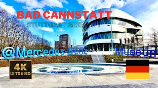 Bad Cannstatt Stuttgart  Germany: a relaxing walk going to Mercedes Benz Museum