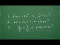 3 Easy Algebra Problems (you need to be able to solve….)