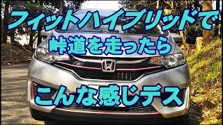 【車載動画】「フィットハイブリッド」の実際の走り。甲州いろは坂編