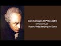 Immanuel Kant, Groundwork | Faculties of Reason, Understanding, and Sense | Philosophy Core Concepts