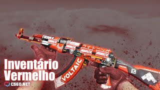 Dicas de  INVENTÁRIO VERMELHO no CS GO ! (Low e High tier)