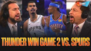 Thunder-Spurs will be ‘A 7-GAME WAR’ after OKC evens series, Who will come out of the West? | FTF