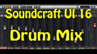 Drum Mix on the UI16