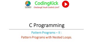 How to Solve Complex Pattern Programs in C | Nested FOR LOOP | C Programming