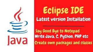 Lecture-7 || Eclipse IDE Downland & Installation || Java Tutorial for beginners