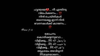 മോചനം കൊതിക്കുന്നുവോ വിളിക്കൂ യാ റസൂലല്ലാഹ് ﷺ❤😍...status song