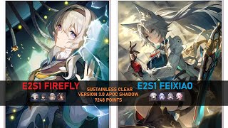 E2S1 Firefly / E2S1 Feixiao Apocalyptic Shadow Version 3.0 Stage 4 - Sustainless Teams 7248 Score