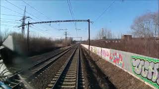 Cabview 182.002-6 Ostrava Bartovice - Knurów (část 1 Ostrava Bartovice - Chałupki)