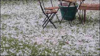 Heftiger Hagel in Klagenfurt!