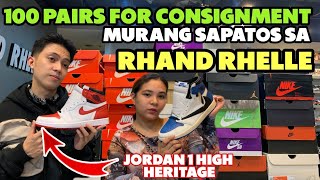 100 PAIRS CINONSIGNED SA STORE, STEAL DEAL NA SAPATOS SA RHAND RHELLE