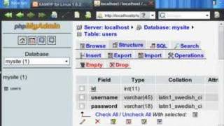PHP Lesson 09: phpMyAdmin