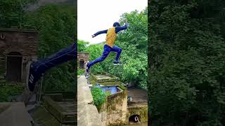 Real life krrish 😳 jump by Indian Parkour @Flyingmeenaboi #indianparkour #krrish