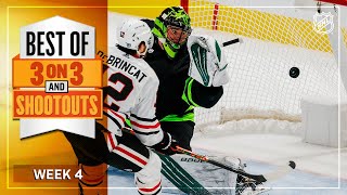 Best 3-on-3 Overtime and Shootout Moments from Week 4 | NHL
